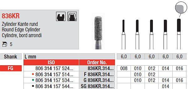 Diamantbor 5 stk FG 836KR.014*