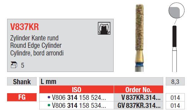 DiaCut Diamantbor 5 stk FG GV837KR.014*