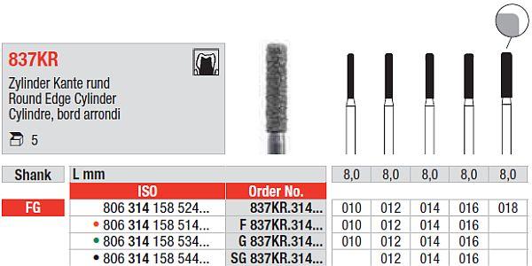 Diamantbor 5 stk FG 837KR.016*