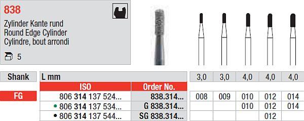 Diamantbor 5 stk FG G838.010