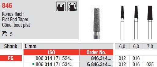 Diamantbor 5 stk FG 846.016*