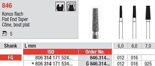 Diamantbor 5 stk FG G846.016*