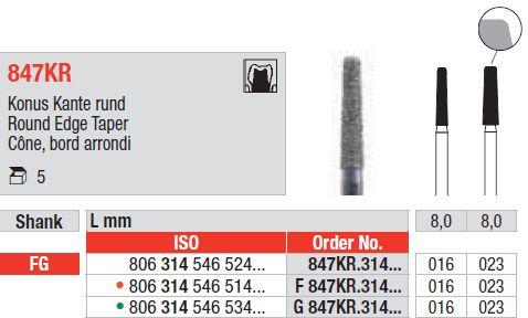 Diamantbor 5 stk FG 847KR.016*
