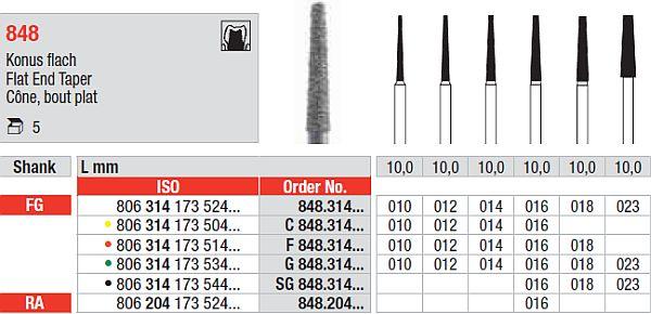 Diamantbor 5 stk FG G848.014*