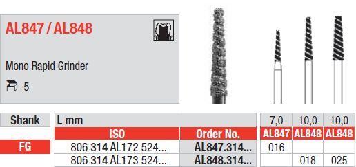 Diamantbor 5 stk FG AL848.018