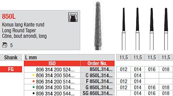 Diamantbor 5 stk FG SG850L.018*