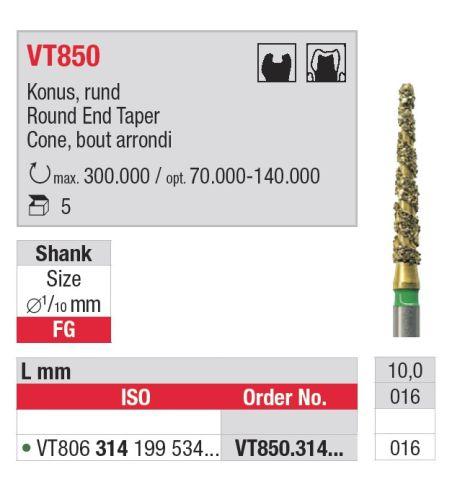 DiaCut Diamantbor 5 stk FG VT850.016 Turbo*