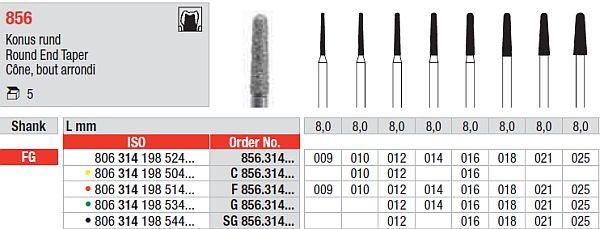 Diamantbor 5 stk FG G856.012*