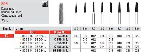 Diamantbor 5 stk FG F856.014*