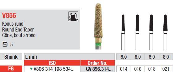 DiaCut Diamantbor 5 stk FG GV856.014*