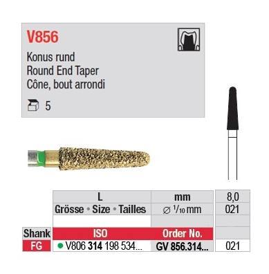 DiaCut Diamantbor 5 stk FG GV856.018*