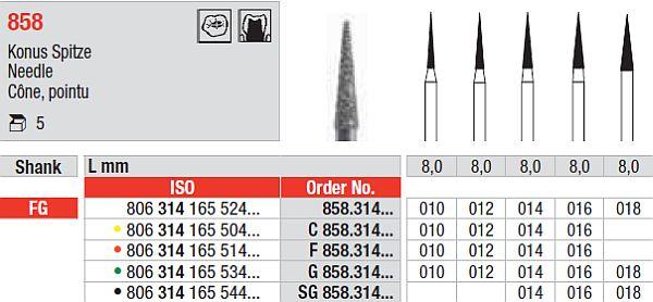 Diamantbor 5 stk FG C858.014