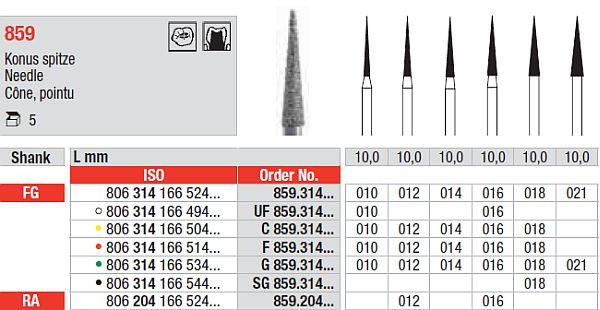 Diamantbor 5 stk FG 859.010*