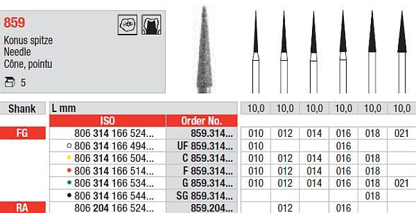 Diamantbor 5 stk FG F859.018*