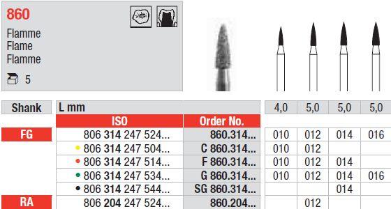 Diamantbor 5 stk FG F860.014*