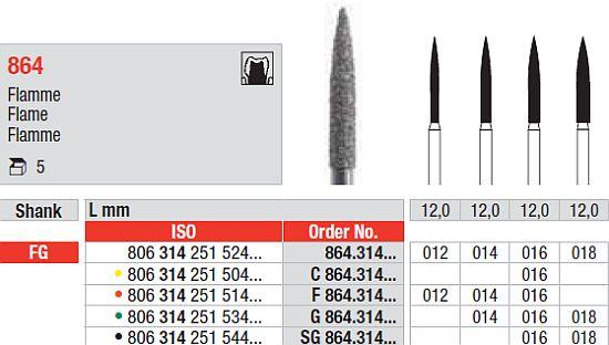 Diamantbor 5 stk FG G864.016*