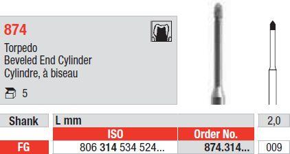 Diamantbor 5 stk FG 874.009*