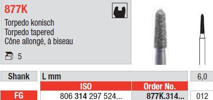 Diamantbor 5 stk FG 877K.012*