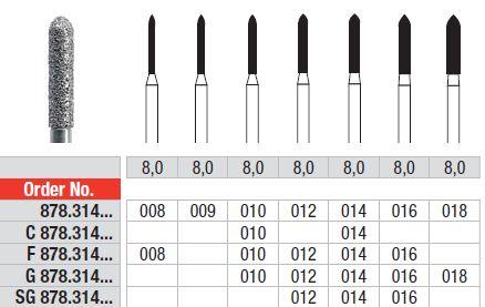Diamantbor 5 stk FG G878.018*