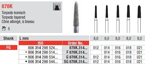 Diamantbor 5 stk FG 878K.012*