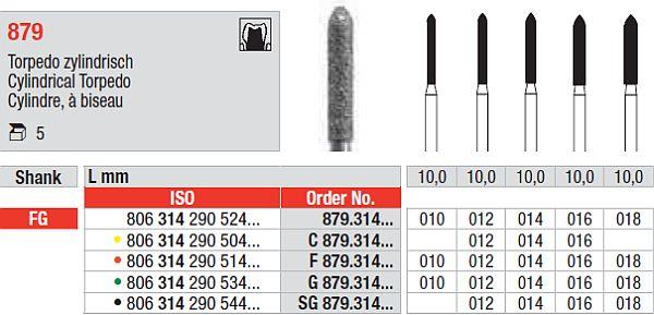 Diamantbor 5 stk FG 879.012*