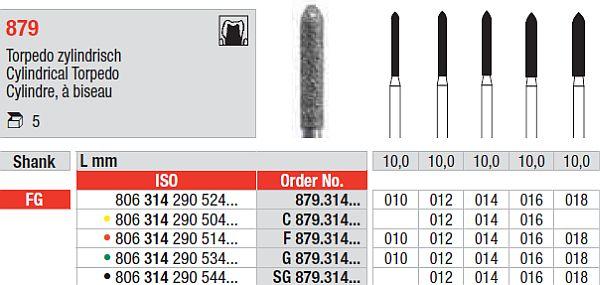 Diamantbor 5 stk FG F879.014*
