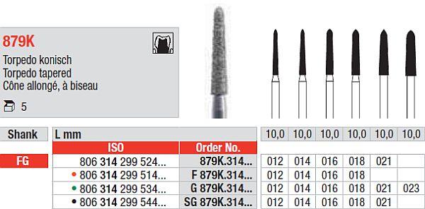 Diamantbor 5 stk FG 879K.014