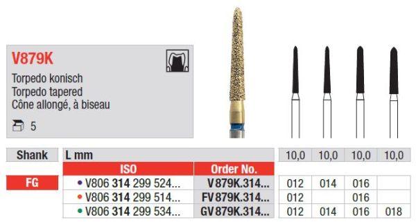 DiaCut Diamantbor 5 stk FG GV879K.018 grøn*