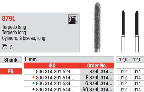Diamantbor 5 stk FG 879L.012*