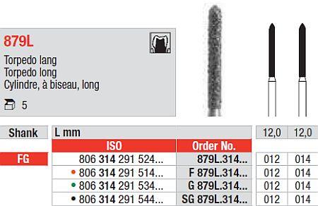 Diamantbor 5 stk FG SG879L.012*