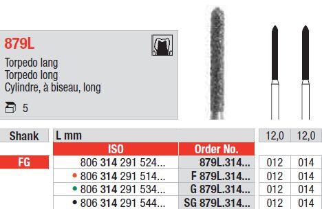 Diamantbor 5 stk FG F879L.014*