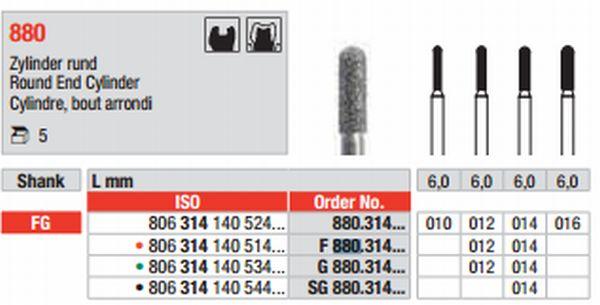 Diamantbor 5 stk FG 880.010*