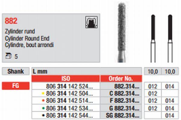 Diamantbor 5 stk FG 882.012*