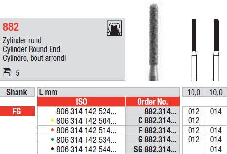 Diamantbor 5 stk FG F882.012*