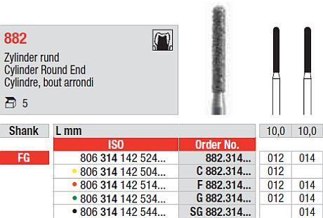 Diamantbor 5 stk FG SG882.014*