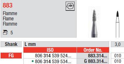 Diamantbor 5 stk FG G883.010*