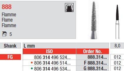 Diamantbor 5 stk FG G888.012*