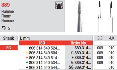 Diamantbor 5 stk FG G889.010*