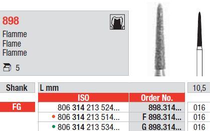 Diamantbor 5 stk FG G898.016*