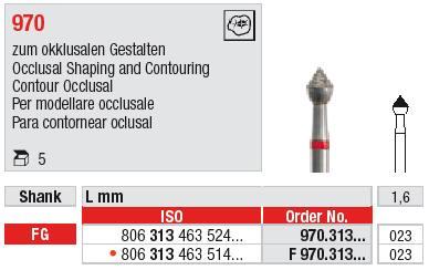 Diamantbor 5 stk FG 970.023 Raptor bor