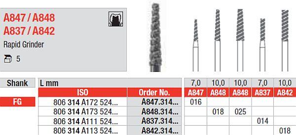 Diamantbor 5 stk FG A848.018*