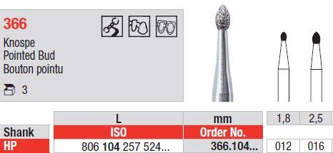 Diamantbor 3 stk HP 366.016*