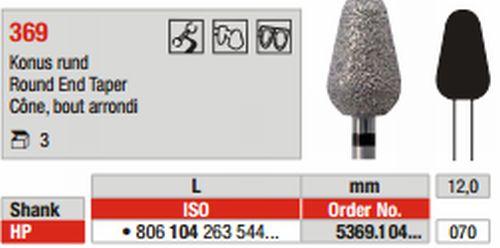 Diamantbor 3 stk HP 5369.070*