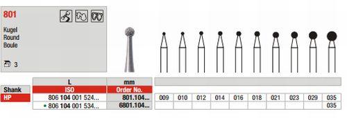 Diamantbor 3 stk HP 801.029*