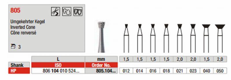 Diamantbor 3 stk HP 805.023*