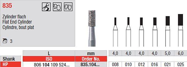 Diamantbor 3 stk HP 835.008*