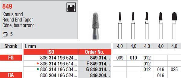 Diamantbor 3 stk HP 849.009*