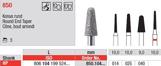Diamantbor 3 stk HP 850.040*