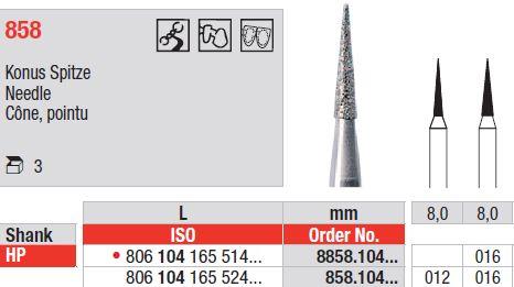 Diamantbor 3 stk HP 8858.016*