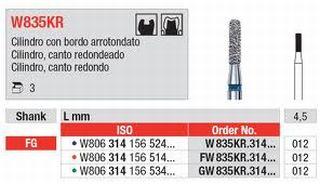 White Tiger Diamant W835KR.012 FG Blå(std) 3 stk*